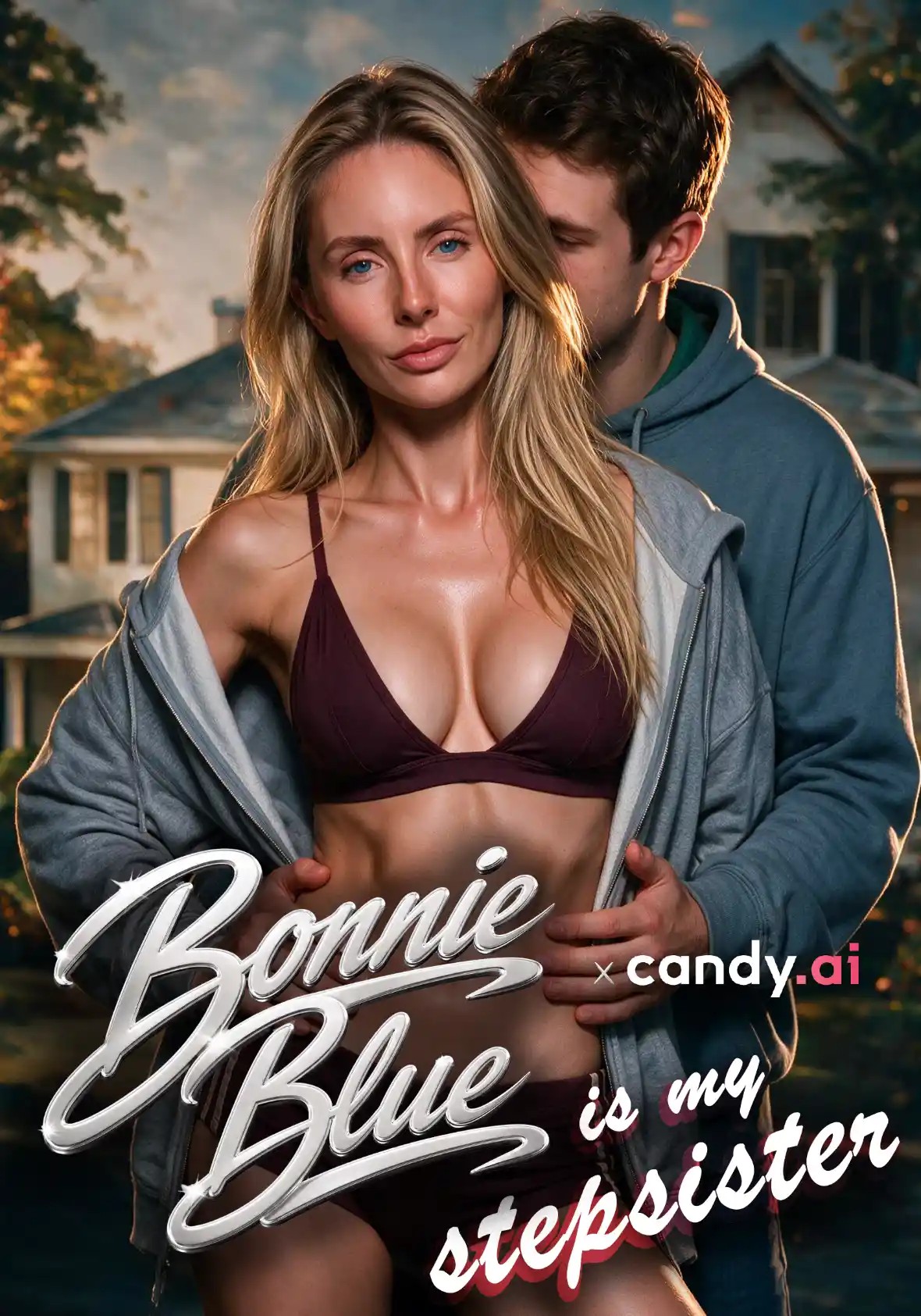 Bonnie Blue is My Stepsister on Candy AI Shorts, official series poster
