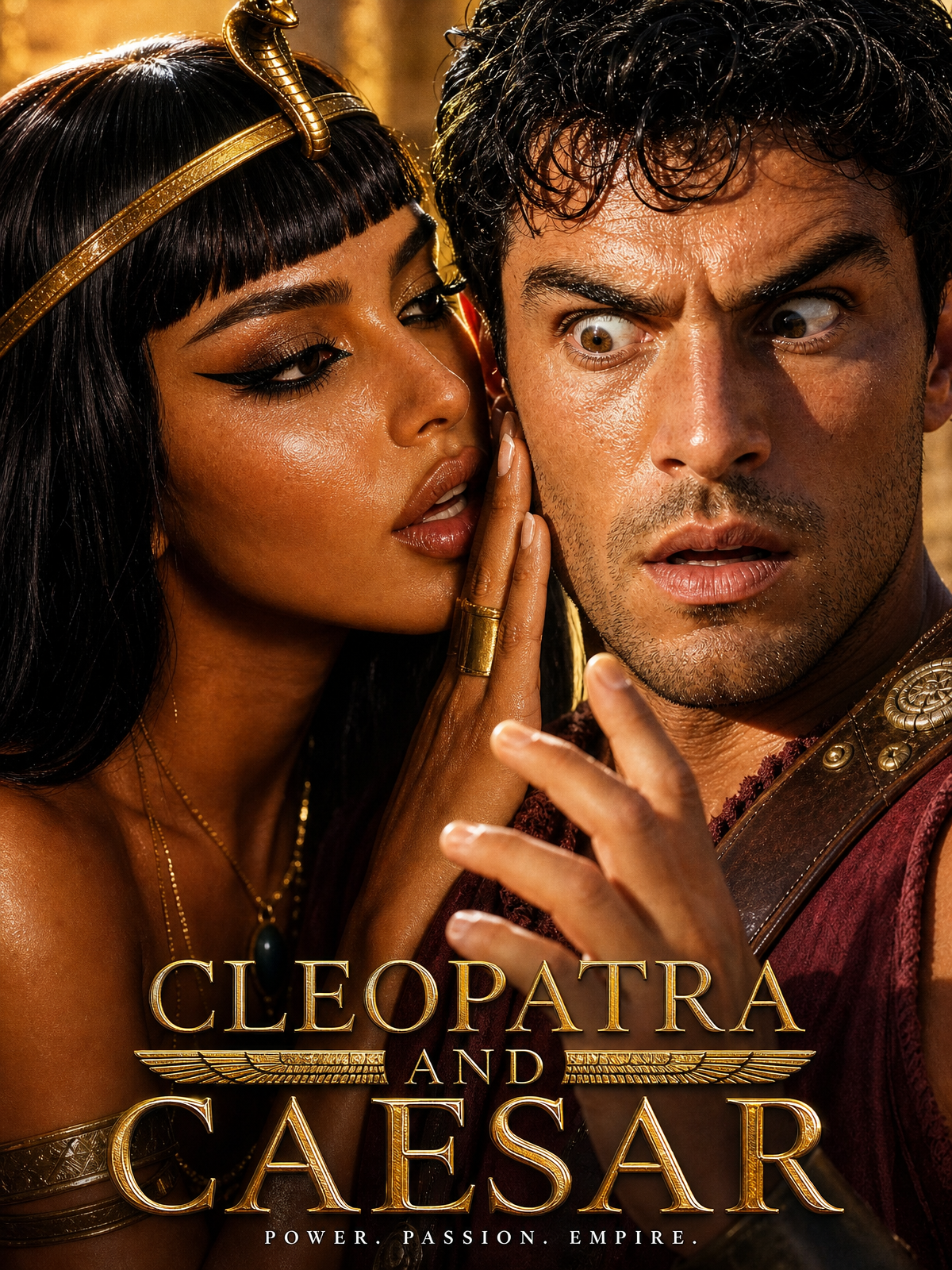 Cleopatra and Caesar on Candy AI Shorts, official series poster