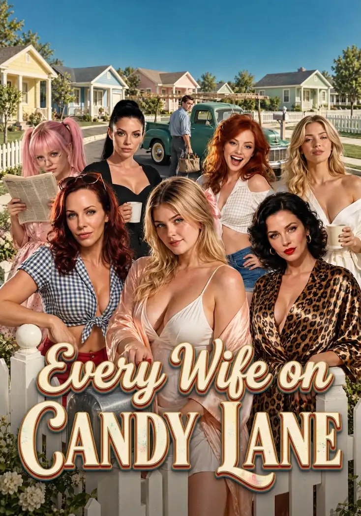Every Wife on Candy Lane on Candy AI Shorts, official series poster