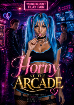 Horny at the Arcade on Candy AI Shorts, official series poster