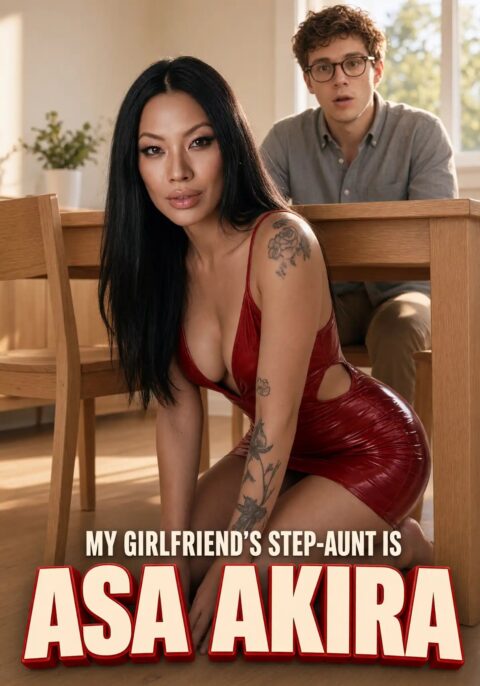 My Girlfriend’s Step-Aunt Is Asa Akira on Candy AI Shorts, official series poster