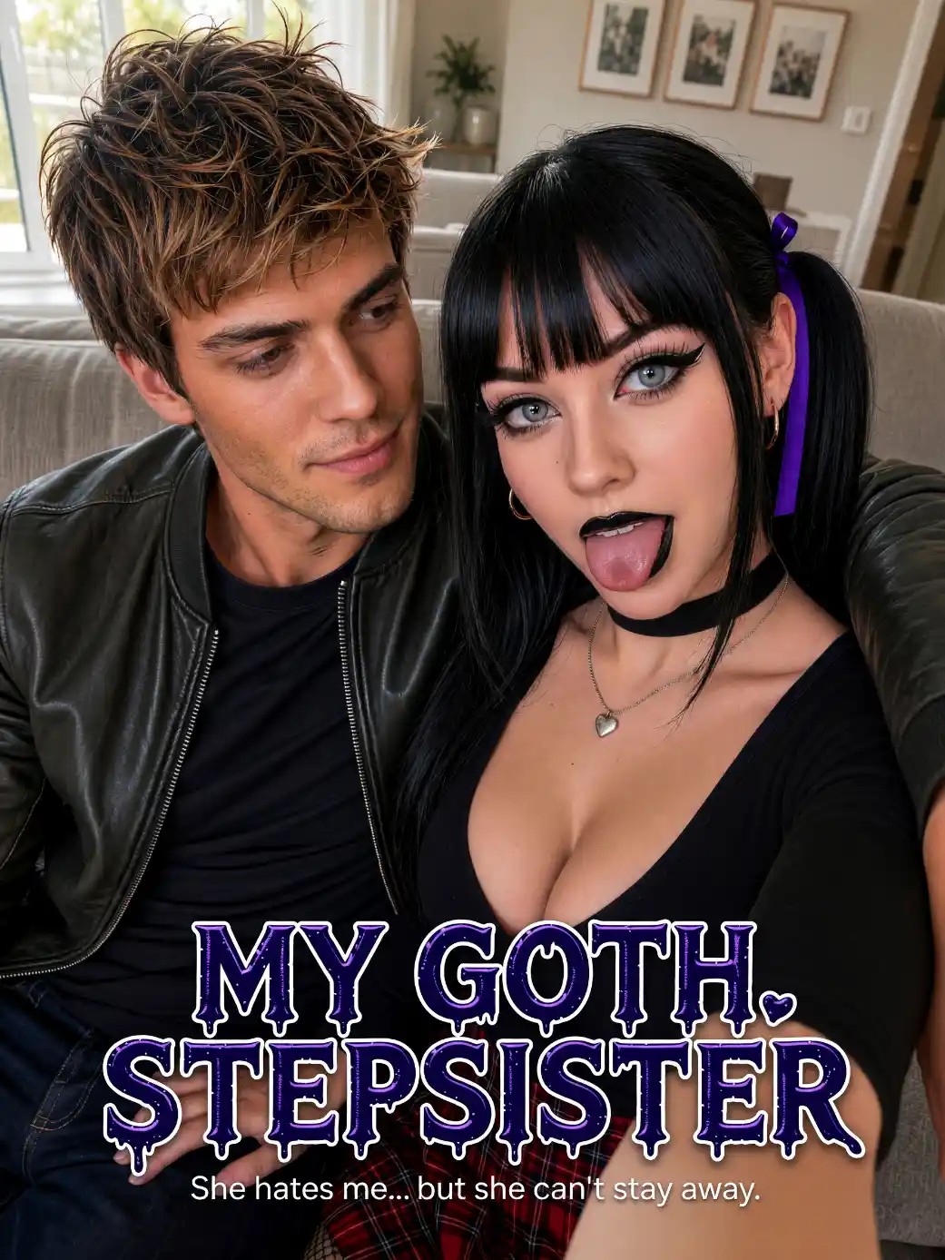 My Goth Stepsister on Candy AI Shorts, official series poster