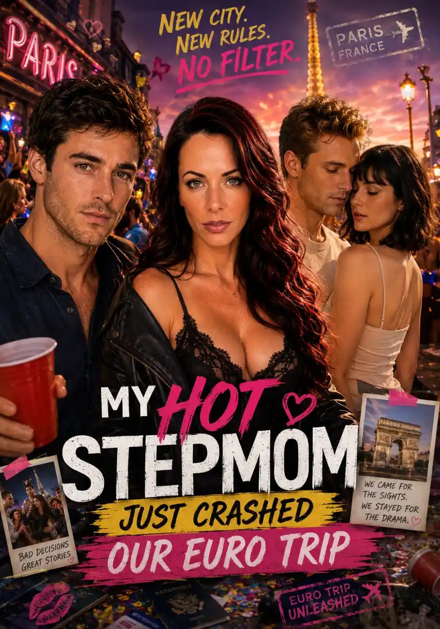My Hot Stepmom Just Crashed Our Euro Trip on Candy AI Shorts, official series poster