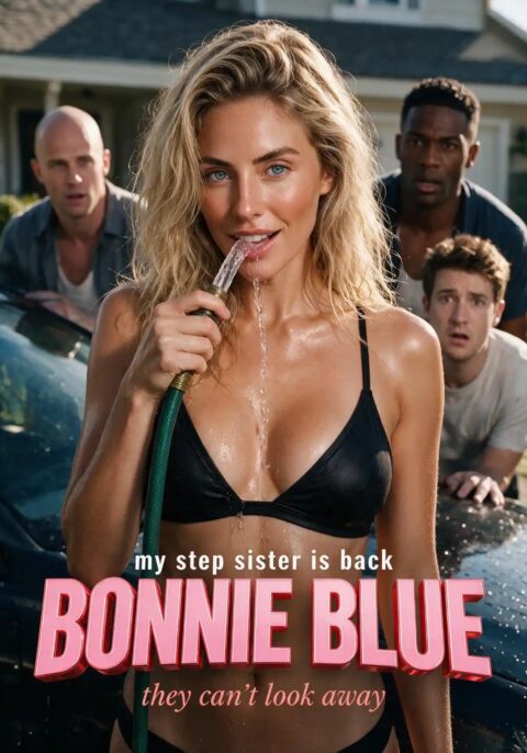 My Stepsister Is Back Bonnie Blue on Candy AI Shorts, official series poster