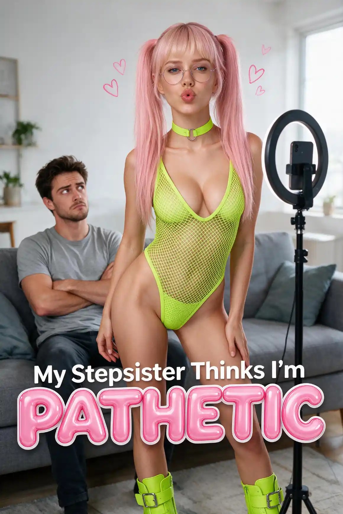 My Stepsister Thinks I’m Pathetic on Candy AI Shorts, official series poster