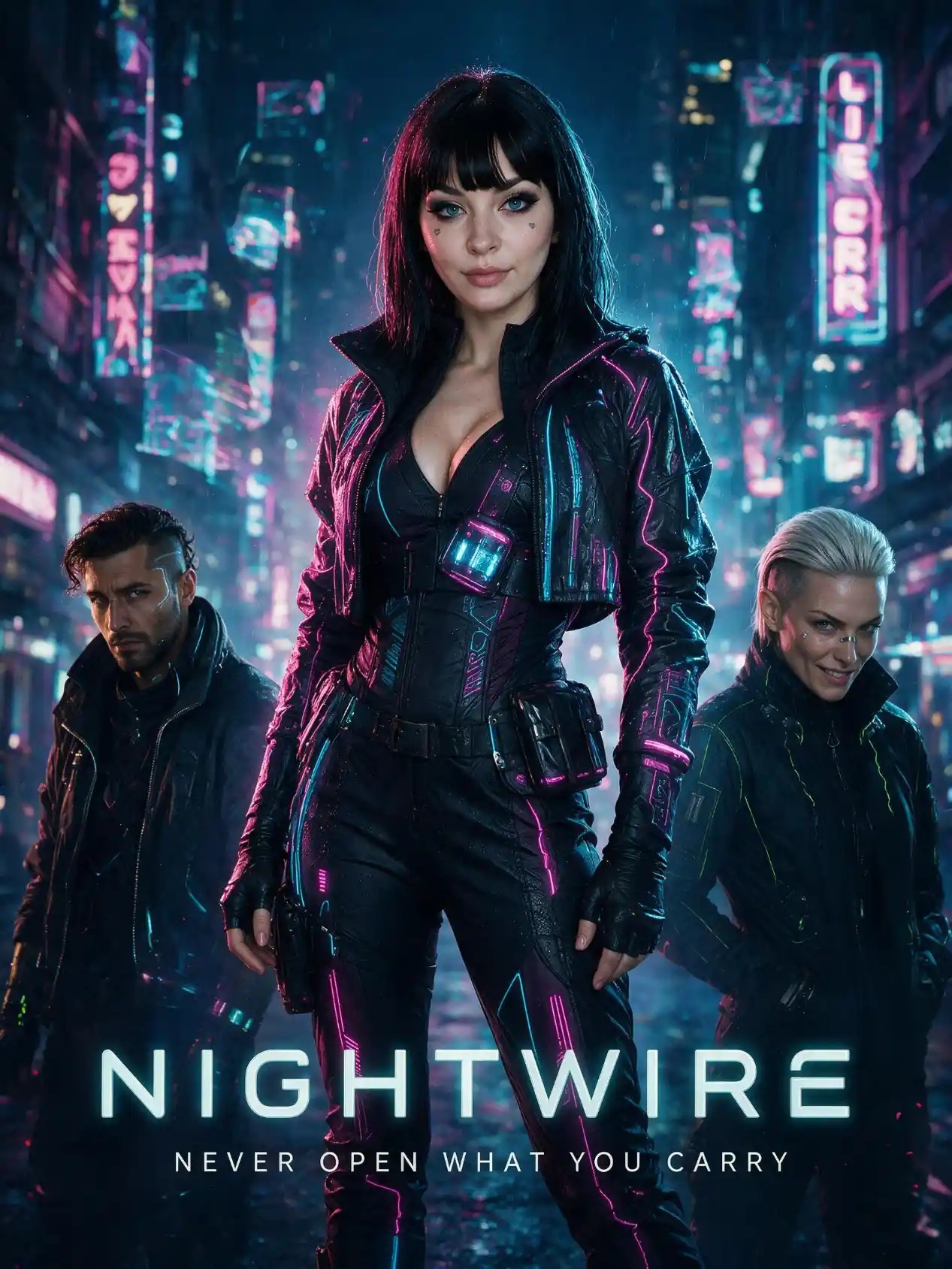 NightWire on Candy AI Shorts, official series poster
