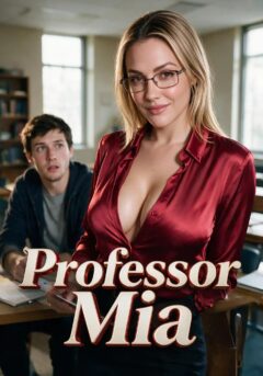 Professor Mia on Candy AI Shorts, official series poster