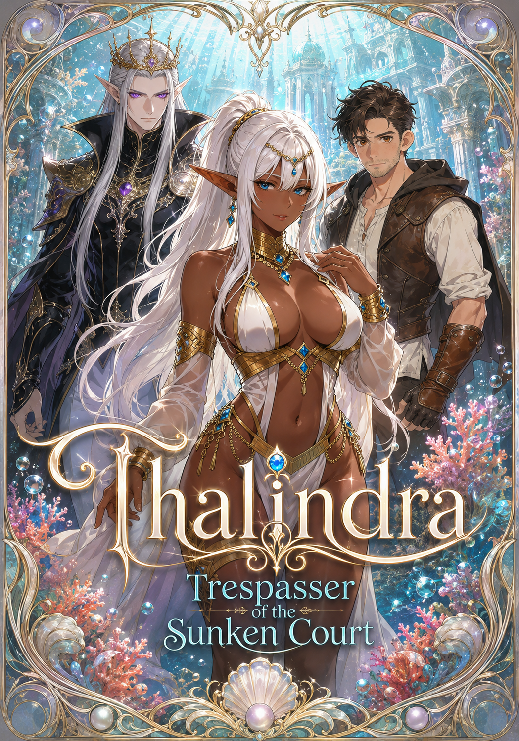 Trespasser of the Sunken Court on Candy AI Shorts, official series poster