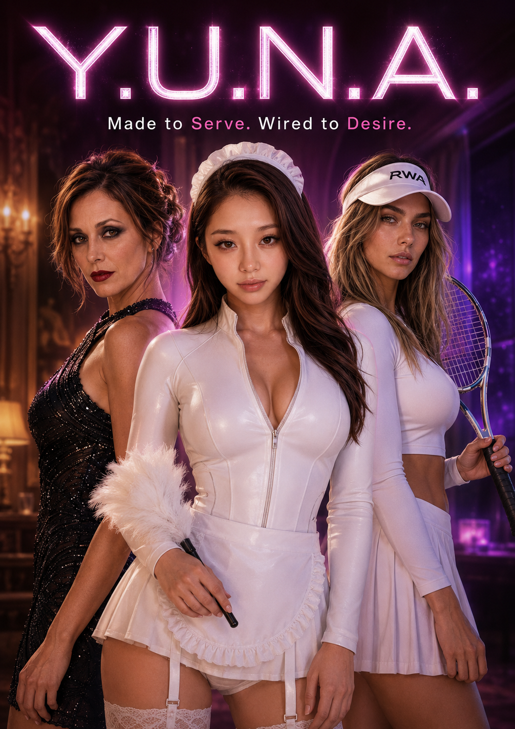 Y.U.N.A on Candy AI Shorts, official series poster